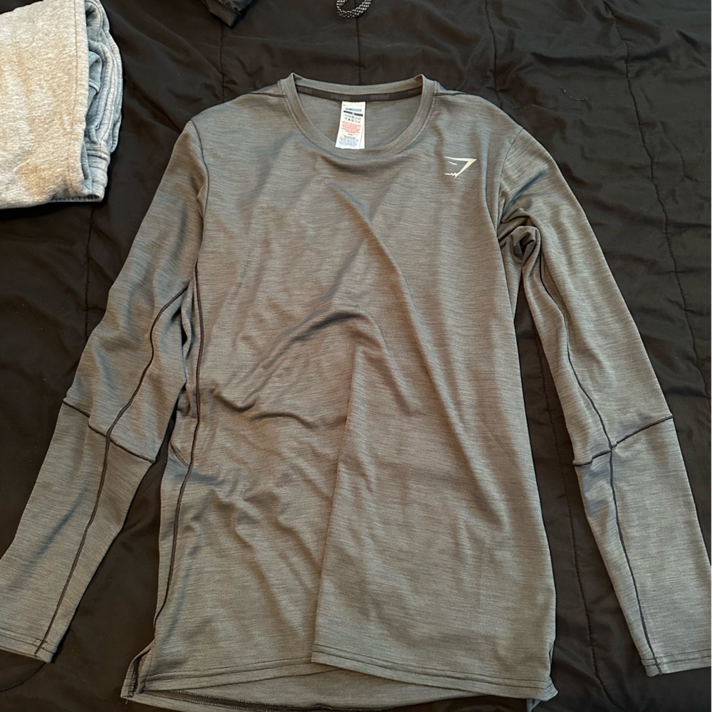 Gray gymshark long sleeve M